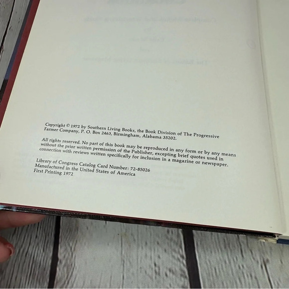 vintags southern living party cookbook 1972 first printing - Picture 9 of 11